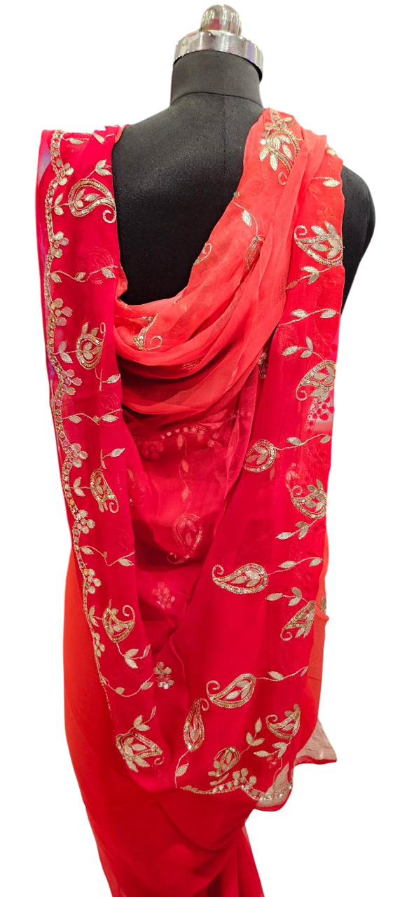 Scarlet Zari Elegance Saree