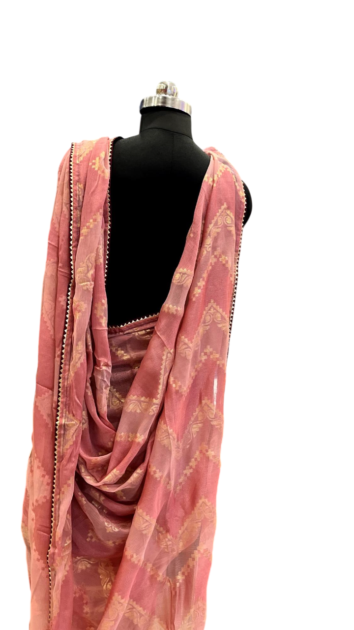 Midnight Bloom Saree