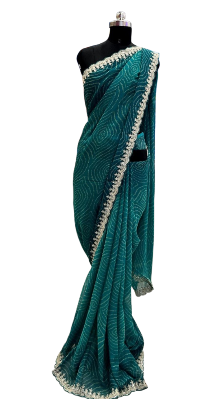 Crimson Glory  Silk Saree