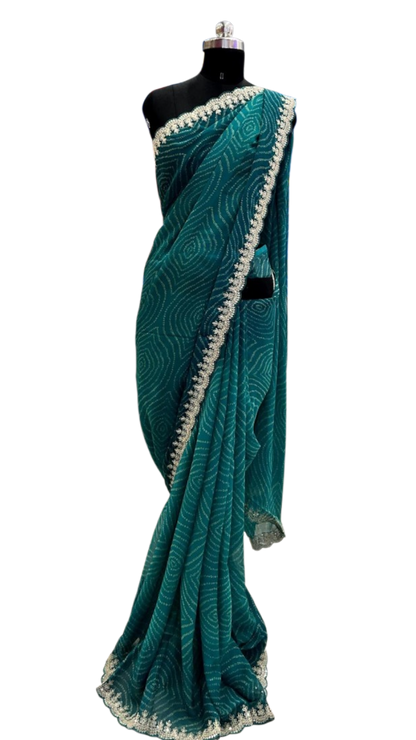 Crimson Glory  Silk Saree