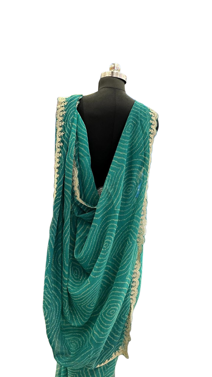 Crimson Glory  Silk Saree