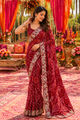 Scarlet Bandhani Floral