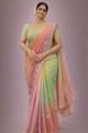 Pastel Harmony Ombre Saree