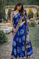 The Verdant Vine Bandhej/Bandhani Saree