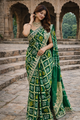 The Marigold Bloom Bandhani/Bandhej Saree