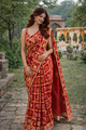 The Azure Skies Bandhej/Bandhani Saree